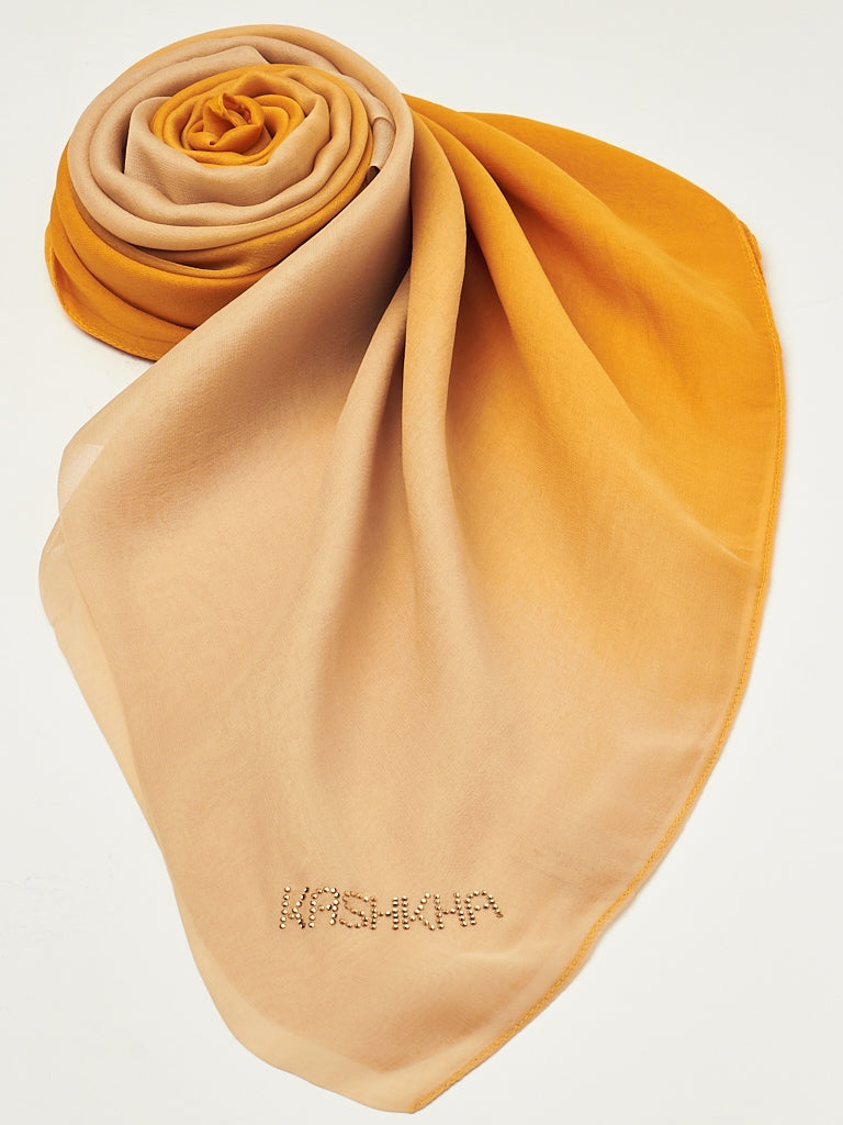 Ombre Silk Chiffon ScarvesKashkha