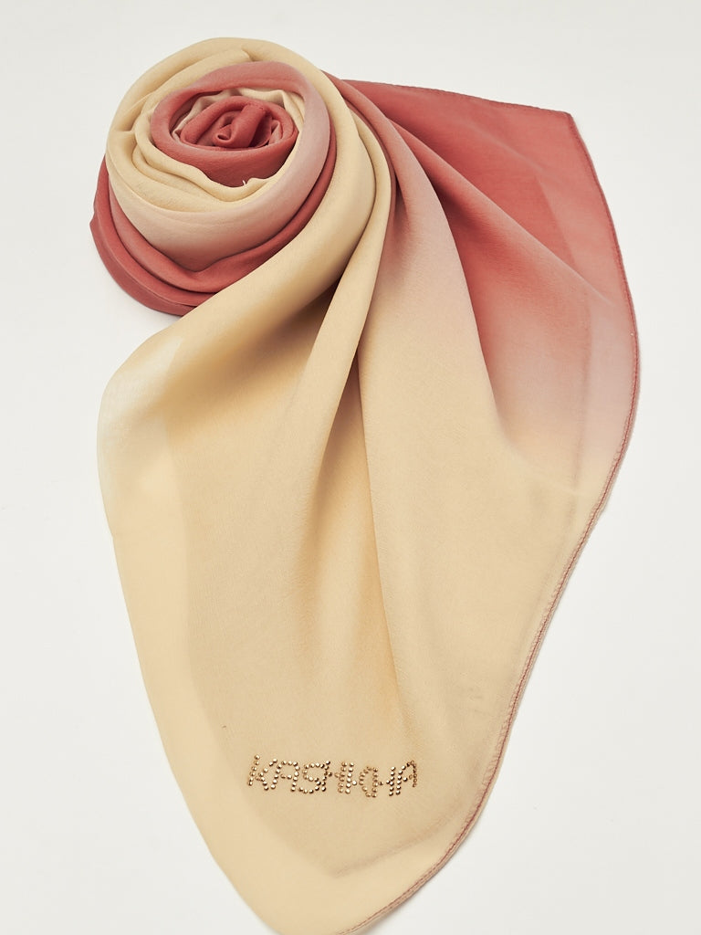 Ombre Silk Chiffon ScarvesKashkha