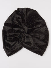 Soft Cotrise Velvet Turban’á With Twist Look In FrontKashkha